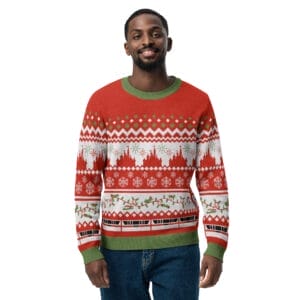 Magic Holidays Knitted Sweater - Red & Green