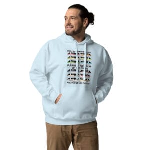 Stand Clear Monorail Unisex Hoodie